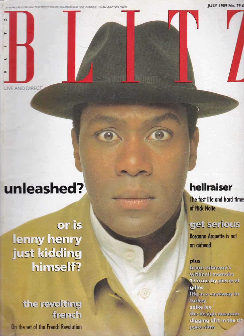 Blitz Magazine 1989 - Lenny Henry