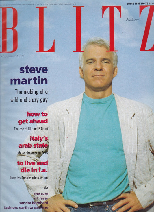 Blitz Magazine 1989 - Steve Martin