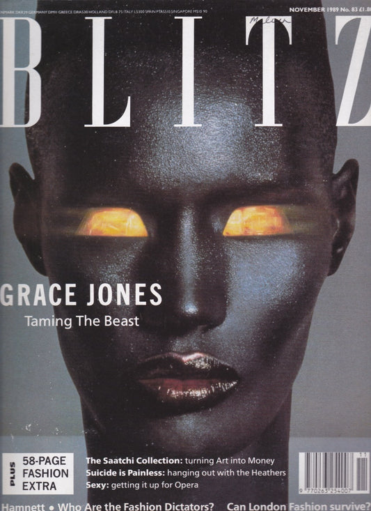 Blitz Magazine 1989 - Grace Jones