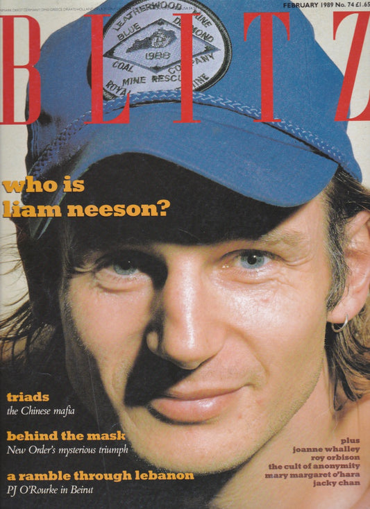 Blitz Magazine 1989 - Liam Neeson