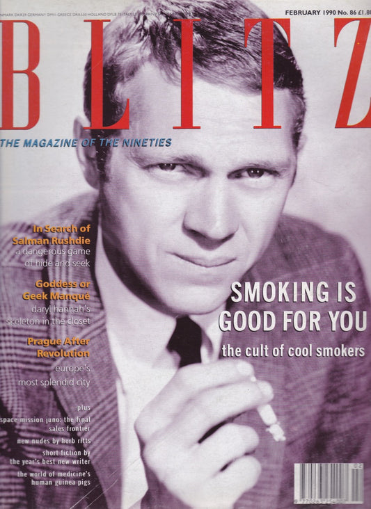 Blitz Magazine 1990 - Steve McQueen