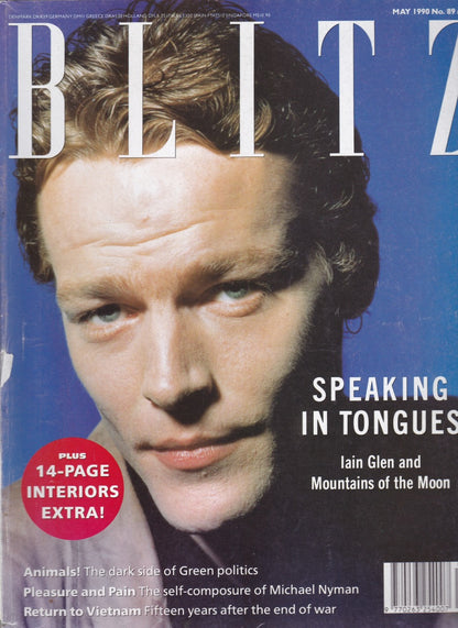 Blitz Magazine 1990 - Iain Glen