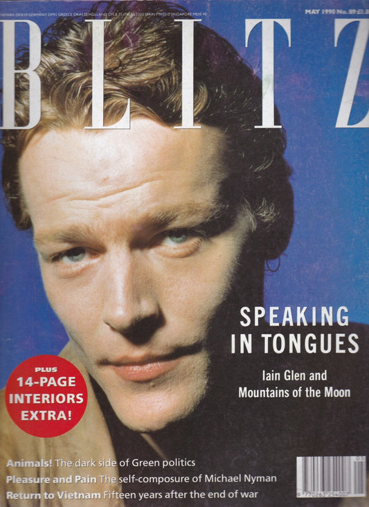Blitz Magazine 1990 - Iain Glen