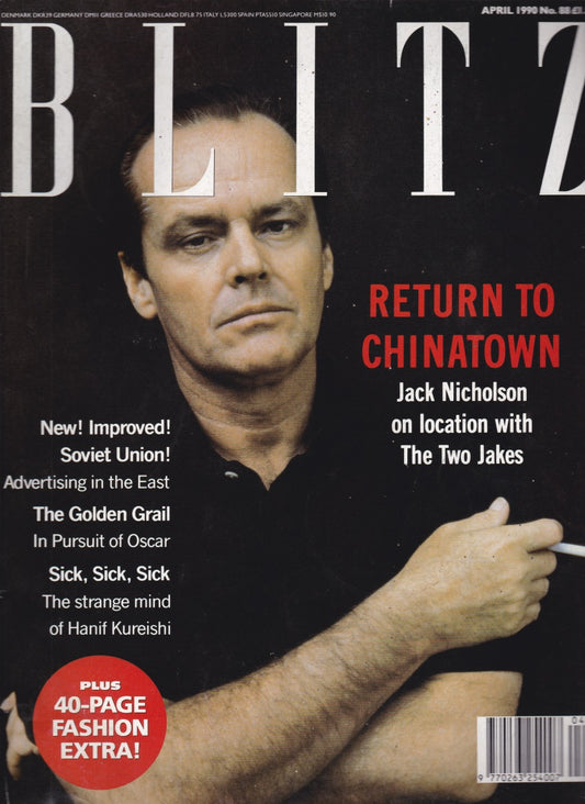 Blitz Magazine 1990 - Jack Nicholson