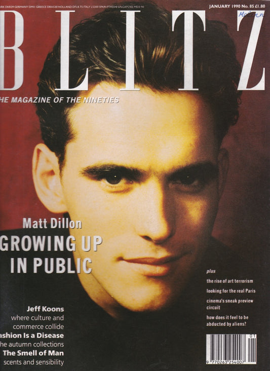 Blitz Magazine 1990 - Matt Dillon