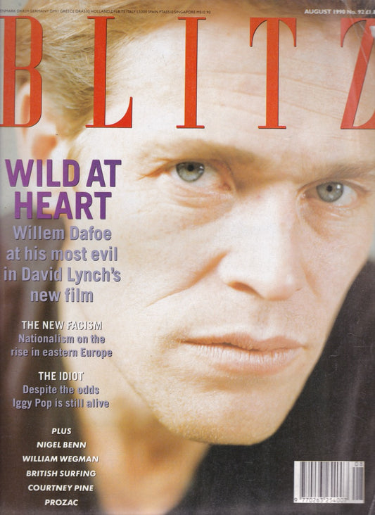 Blitz Magazine 1990 - Willem Dafoe