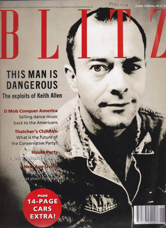 Blitz Magazine 1990 - Keith Allen