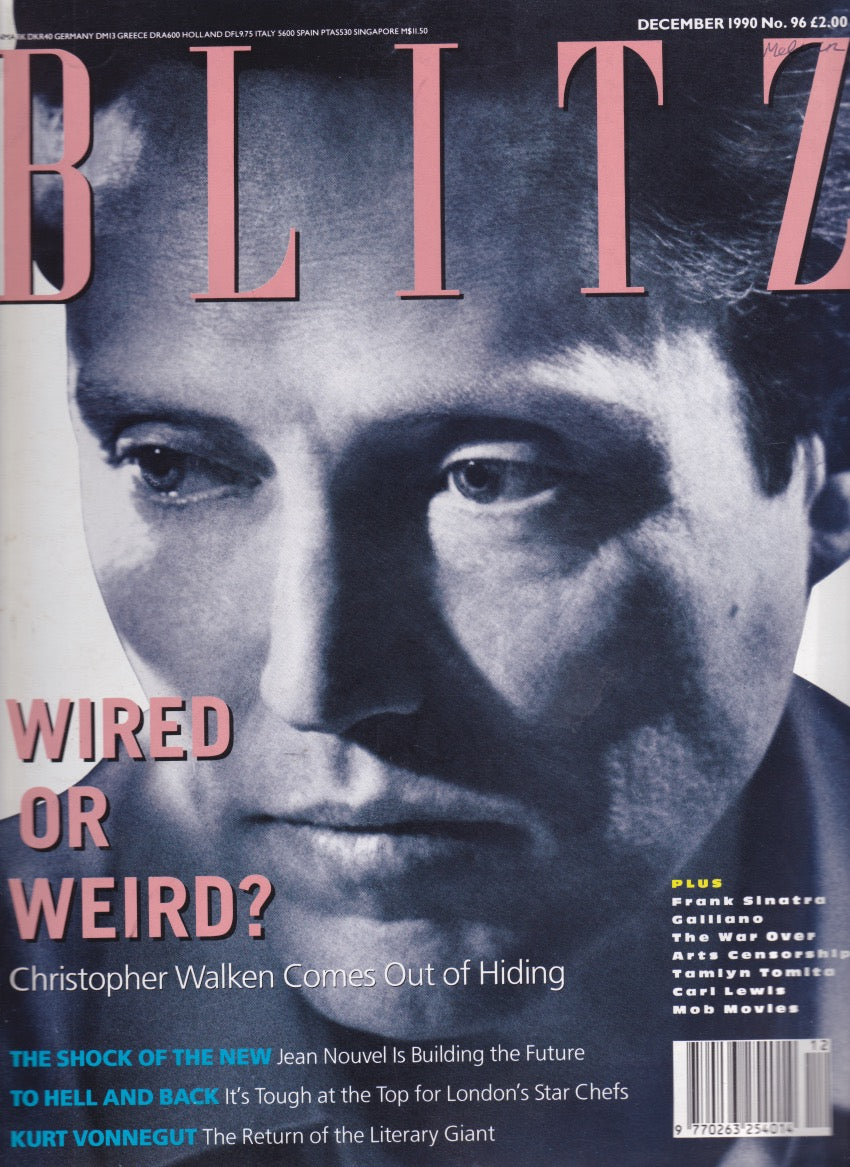 Blitz Magazine 1990 - Christopher Walken