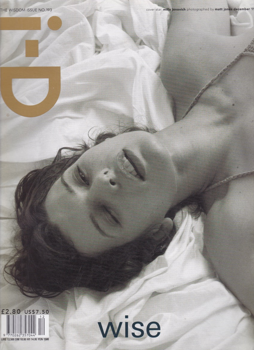 I-D Magazine 193 - Milla Jovovich 1999