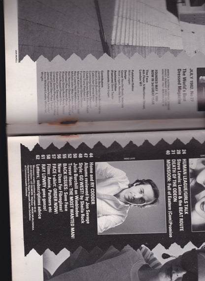 The Face Magazine 1982 - Kid Creole