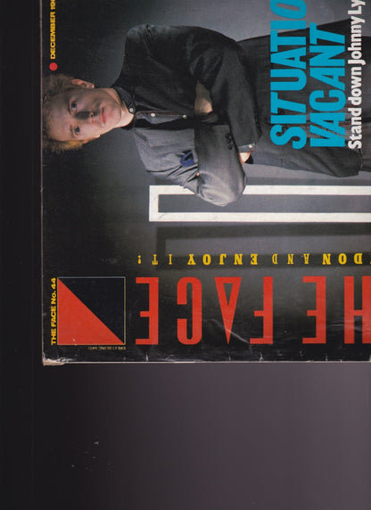 The Face Magazine 1983 - John Lydon