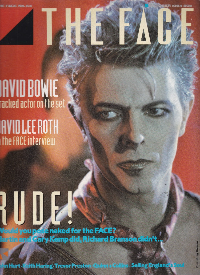 The Face Magazine 1984 - David Bowie – The Face & I-D Archive
