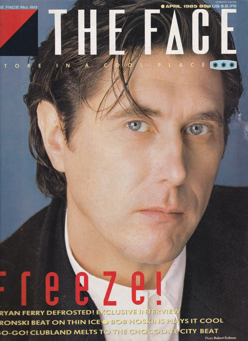 The Face Magazine 1985 - Bryan Ferry