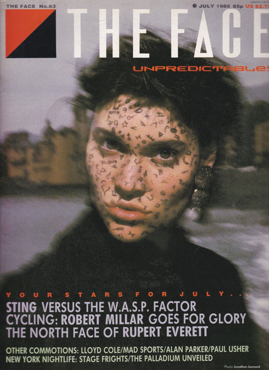 The Face Magazine 1985 - Peggy O Connor