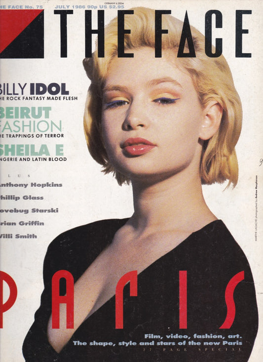 The Face Magazine 1986 - Marthe Lagoche