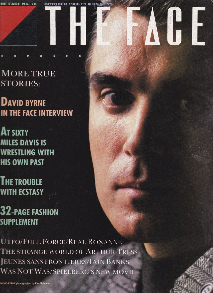 The Face Magazine 1986 - David Byrne