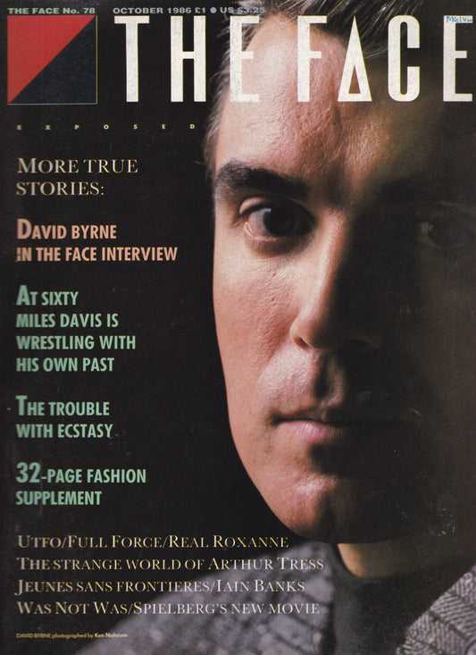 The Face Magazine 1986 - David Byrne