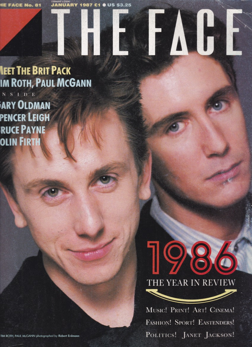 The Face Magazine 1987 - Paul McGann Tim Roth