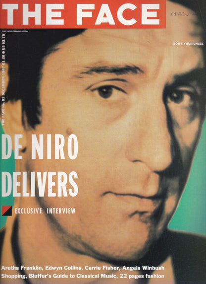 The Face Magazine 1987 - Robert De Niro