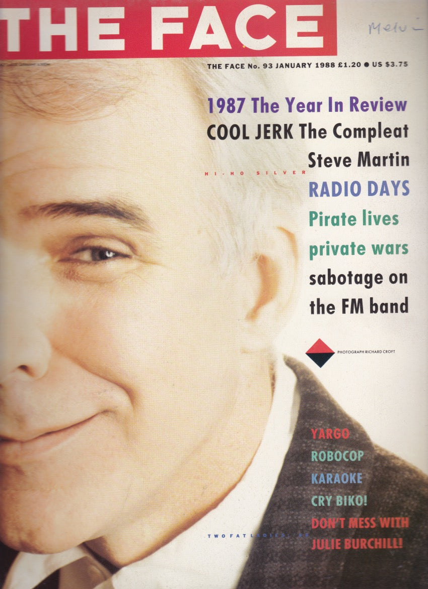 The Face Magazine 1988 - Steve Martin