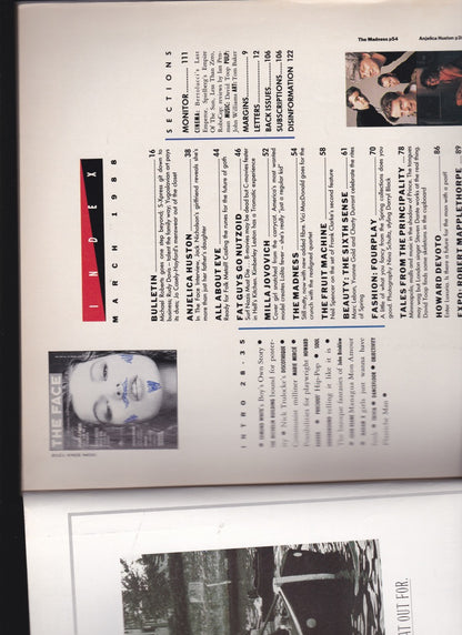 The Face Magazine 1988 - Milla Jovovich