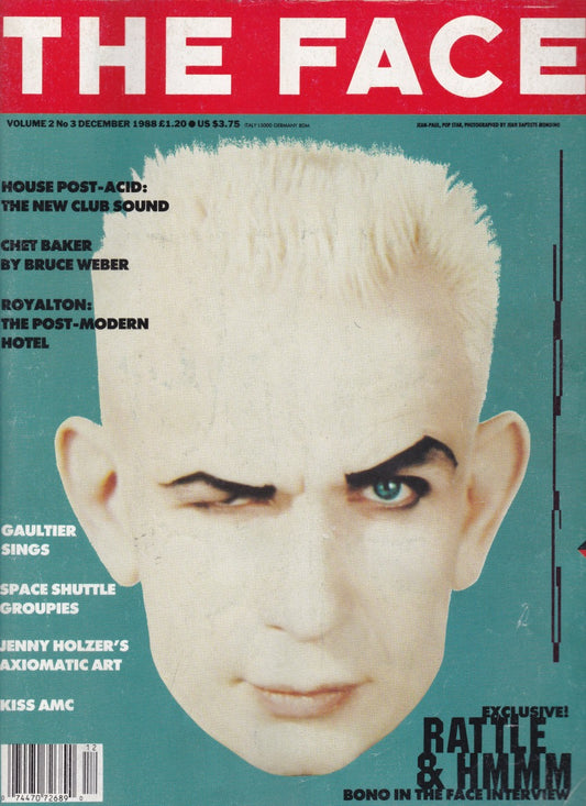The Face Magazine 1988 - Jean Paul Gaultier