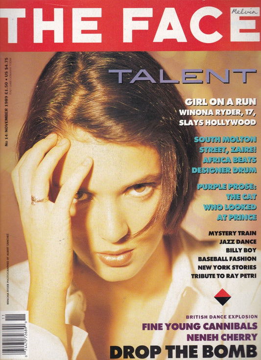 The Face Magazine 1989 - Winona Ryder