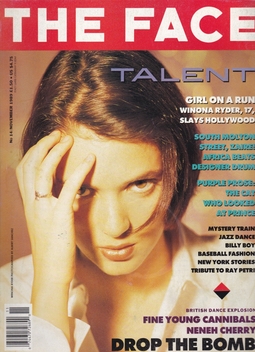 The Face Magazine 1989 - Winona Ryder