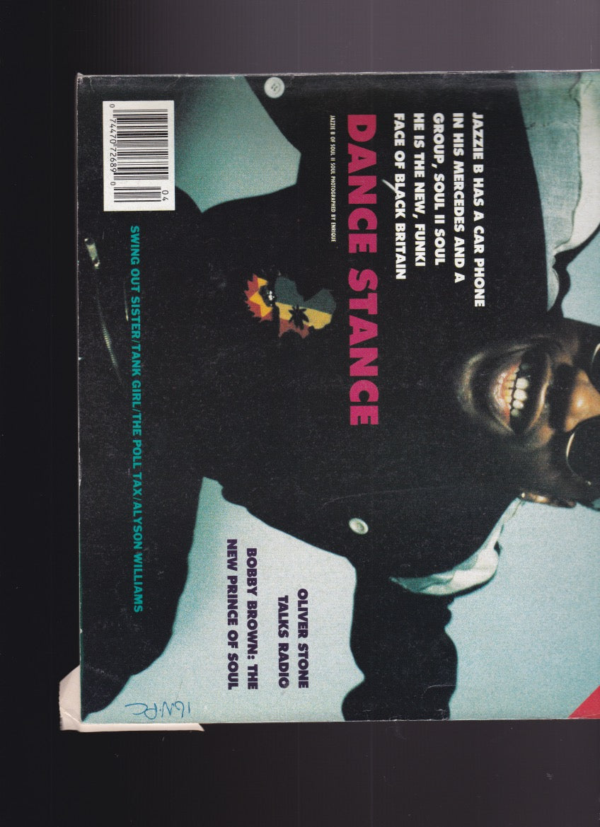 The Face Magazine 1989 - Soul II Soul