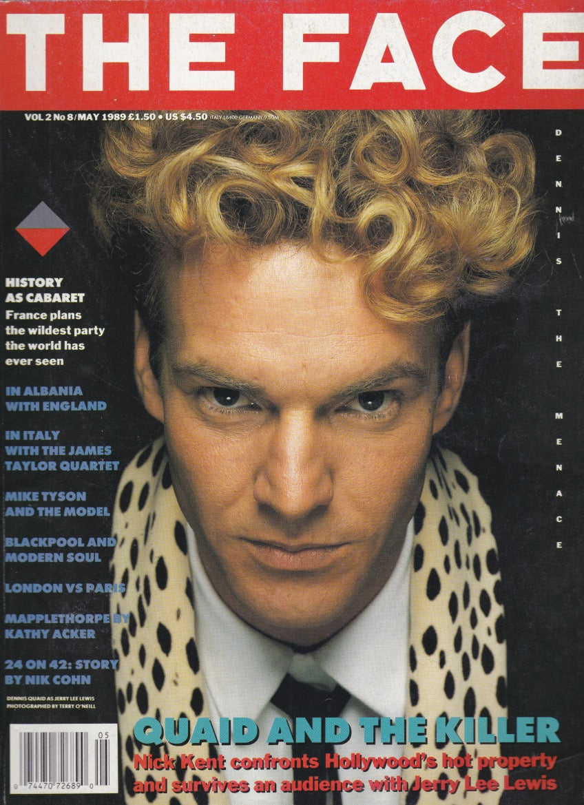 The Face Magazine 1989 - Dennis Quaid