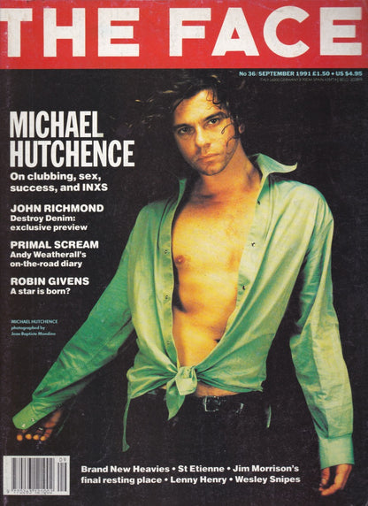 The Face Magazine 1991 - Michael Hutchence