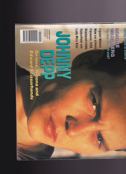 The Face Magazine Johnny Depp - 1991
