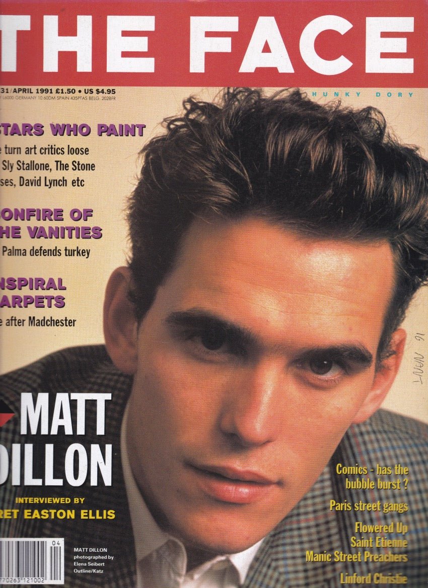 The Face Magazine Matt Dillon - 1991