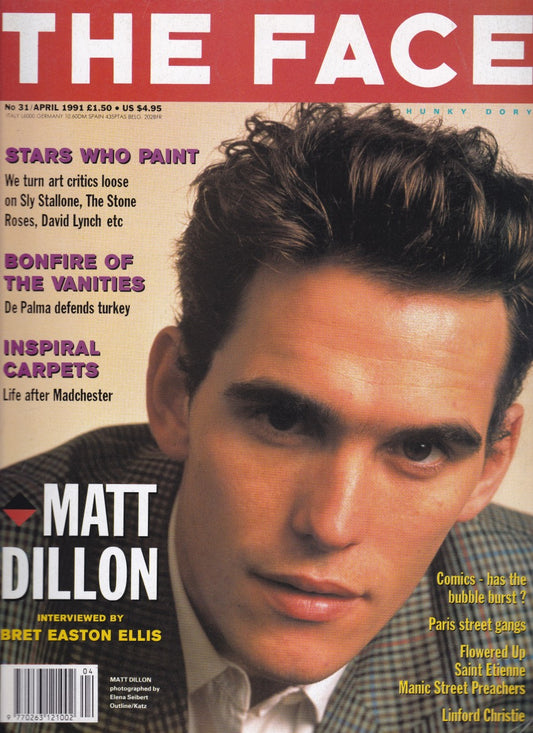 The Face Magazine Matt Dillon - 1991