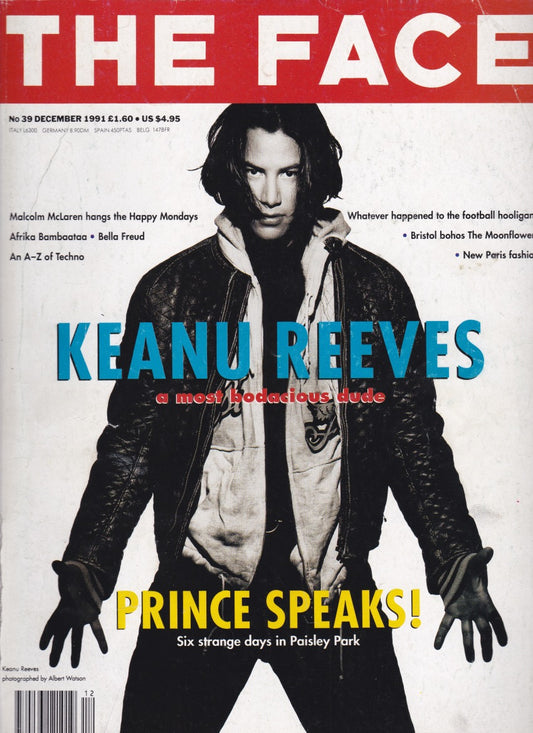 The Face Magazine Keanu Reeves - 1991