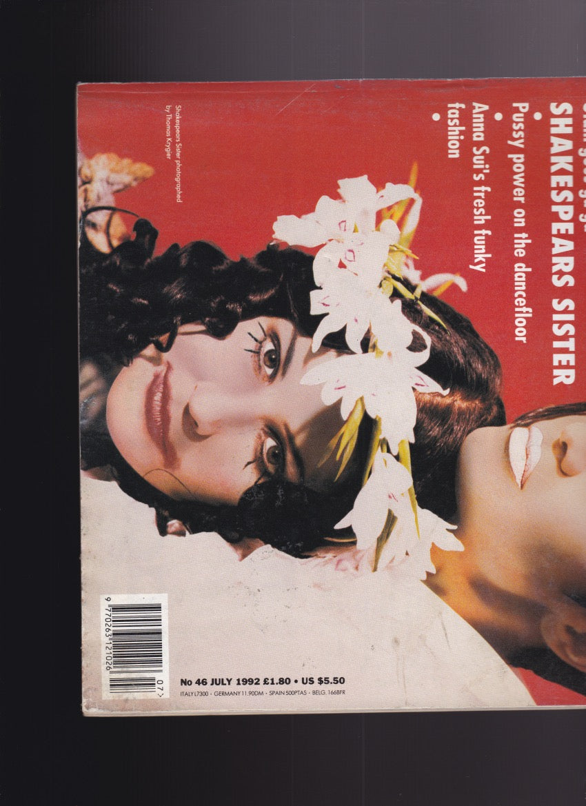 The Face Magazine Shakespears Sister - July 1992