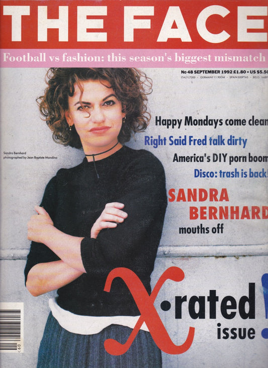 The Face Magazine Sandra Bernhard - 1992