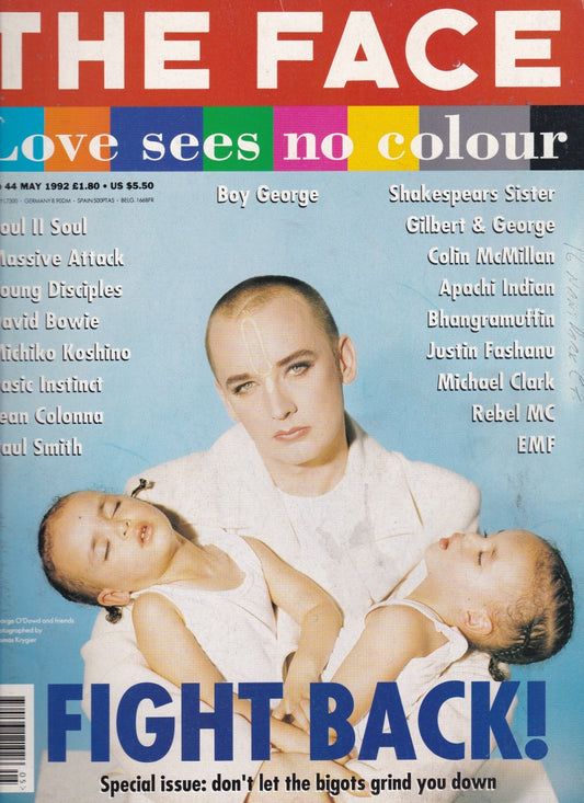 The Face Magazine Boy George - 1992