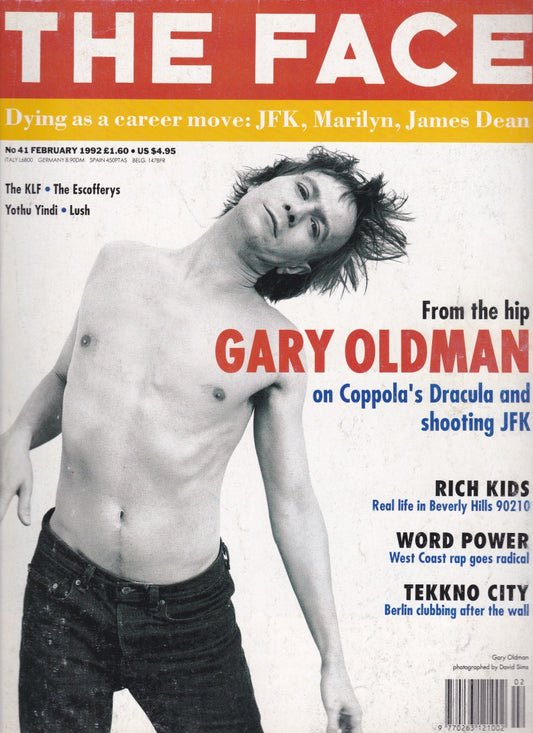The Face Magazine Gary Oldman - 1992