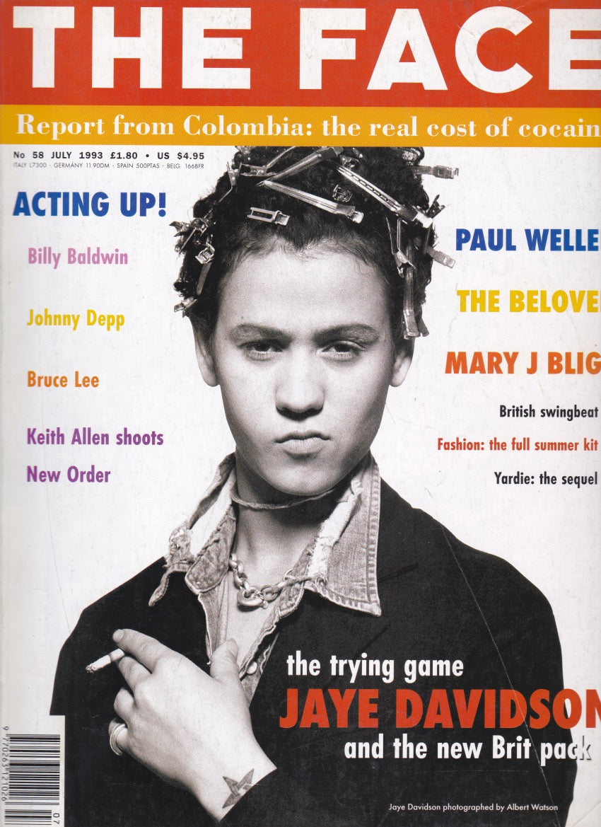 The Face Magazine 1993 - Jaye Davidson