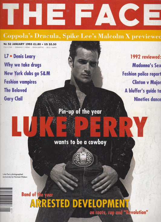 The Face Magazine 1993 - Luke Perry