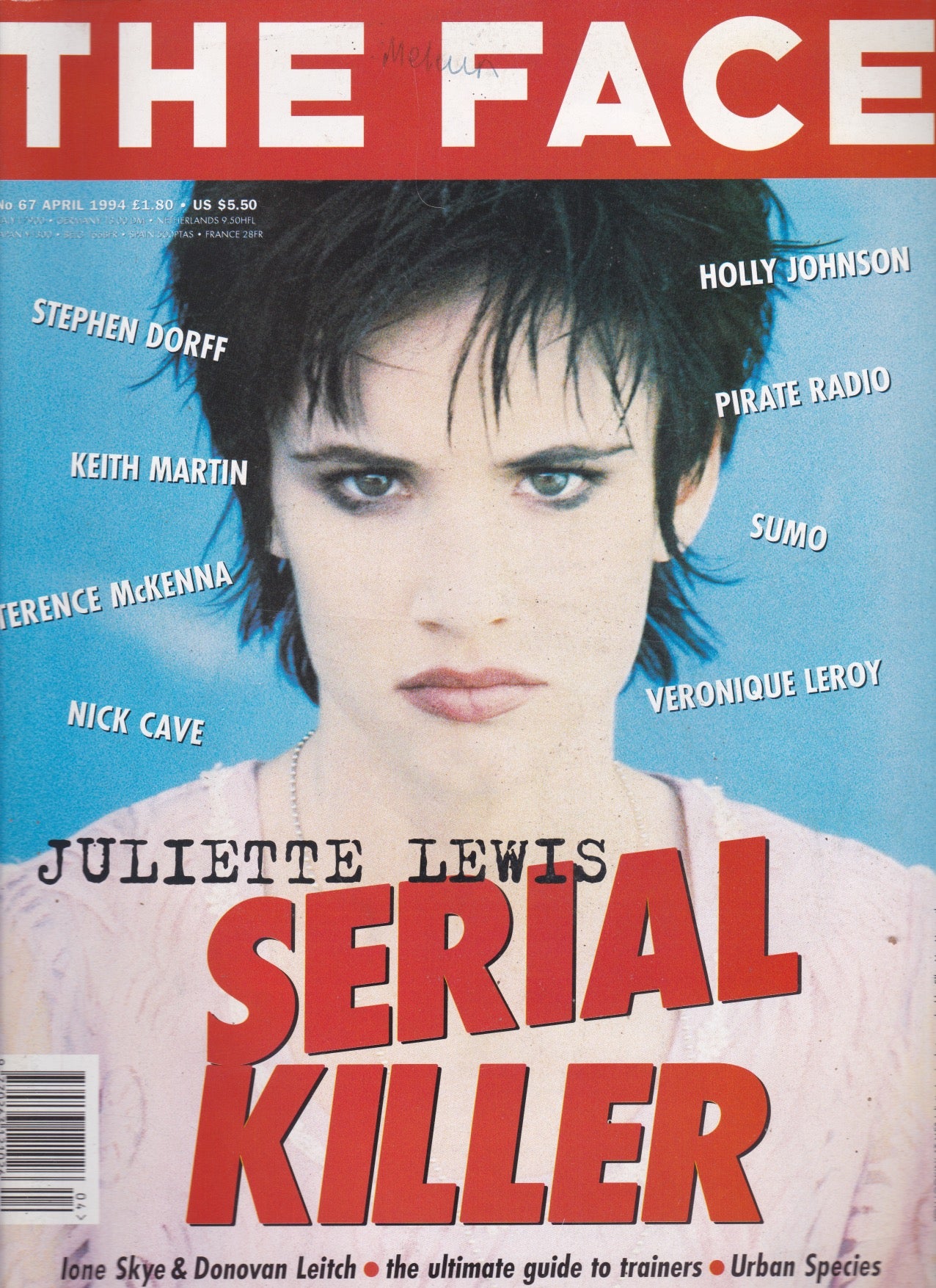 The Face Magazine 1994 - Juliette Lewis