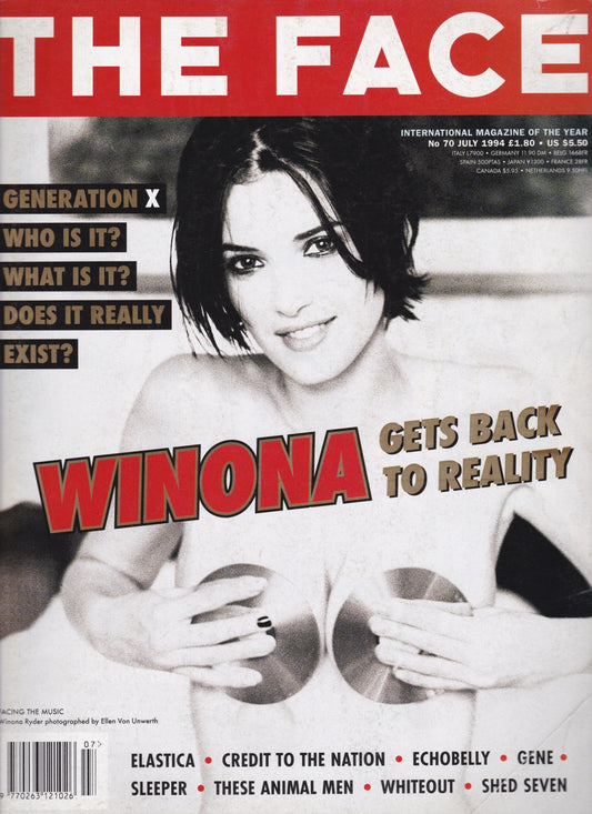 The Face Magazine 1994 - Winona Ryder