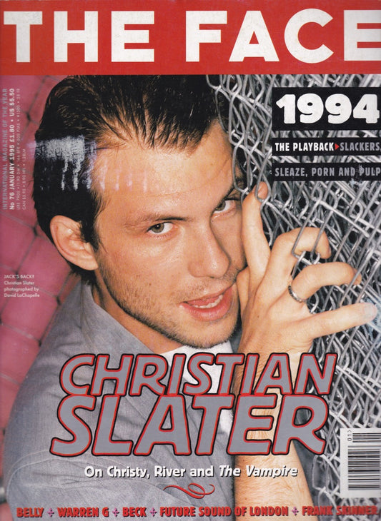 The Face Magazine 1995 - Christian Slater