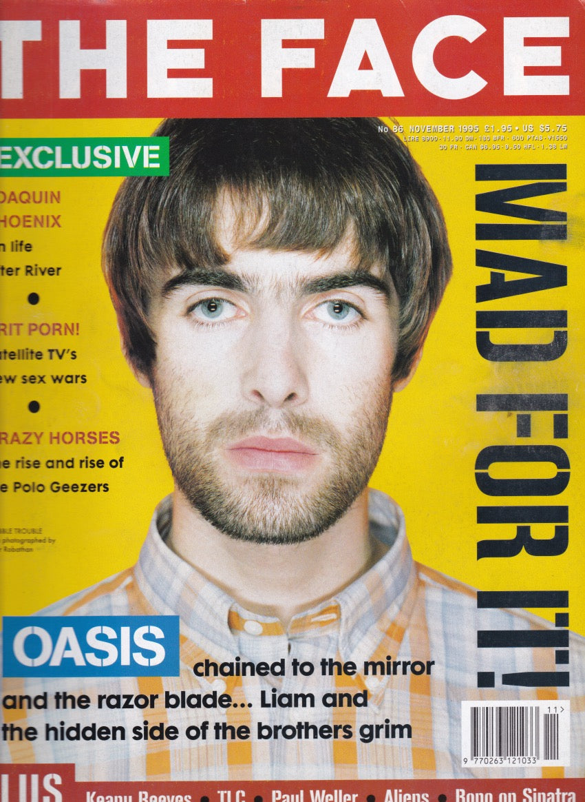 The Face Magazine 1995 - Oasis Liam Gallagher