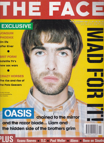The Face Magazine 1995 - Oasis Liam Gallagher