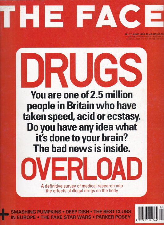 The Face Magazine 1998 - Drugs