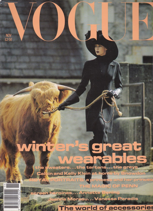 Vogue Magazine November 1991 - Alexandra Aubin