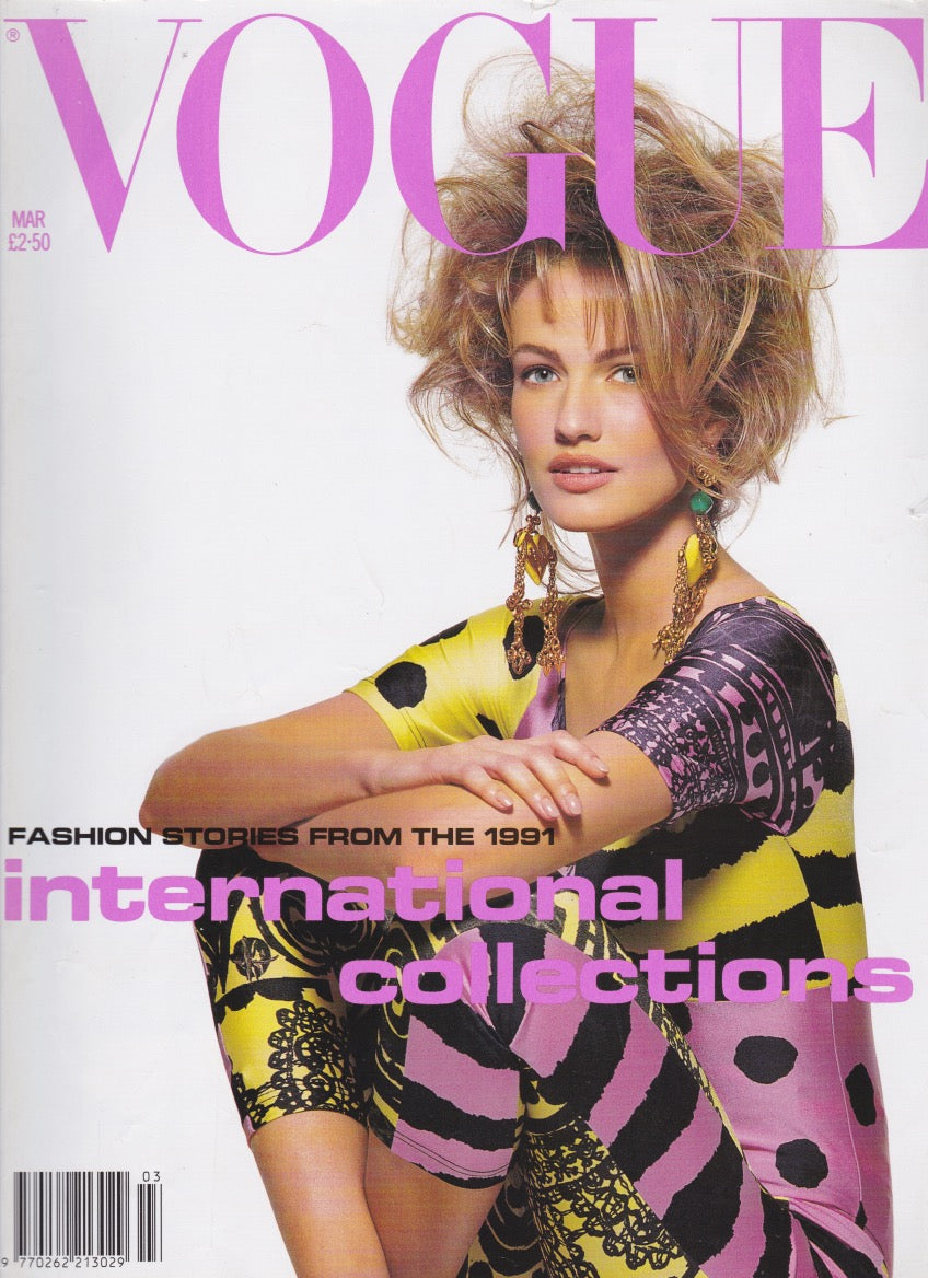 Vogue Magazine March 1991 - Karen Mulder