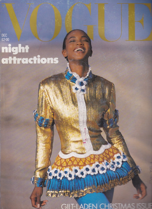 Vogue Magazine December 1987 - Naomi Campbell